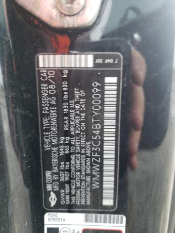 Photo 10 from auction – 2011 MINI COOPER CLU with VIN WMWZF3C54BTY00099
