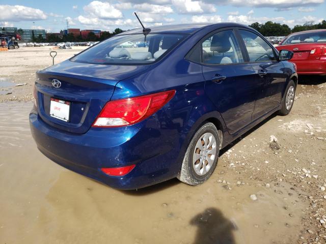 Photo 4 from auction – 2016 HYUNDAI ACCENT SE with VIN KMHCT4AEXGU990109