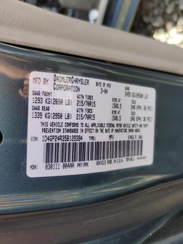 Photo 10 from auction – 2005 DODGE GRAND CARA with VIN 1D4GP24R35B129394