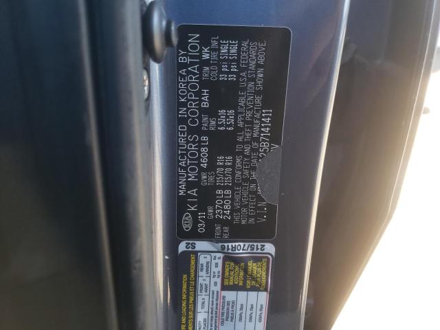 Photo 10 from auction – 2011 KIA SPORTAGE L with VIN KNDPBCA25B7141411