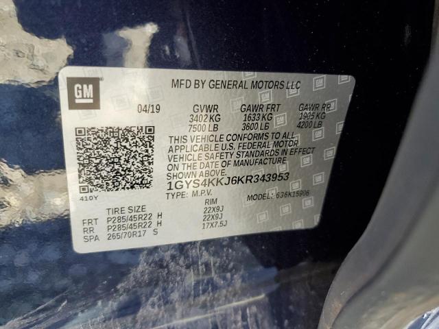 Photo 10 from auction – 2019 CADILLAC ESCALADE E with VIN 1GYS4KKJ6KR343953