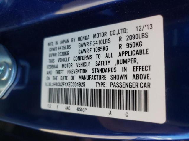 Photo 10 from auction – 2014 ACURA TSX with VIN JH4CU2F4XEC004925