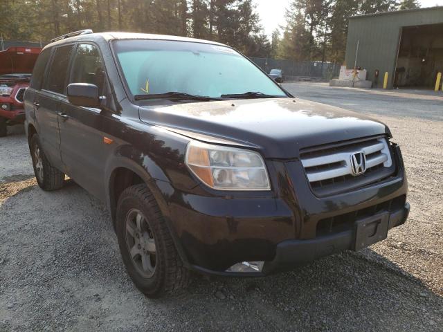 HONDA PILOT EXL 2007 with VIN 2HKYF18507H536290 - Photo from auction