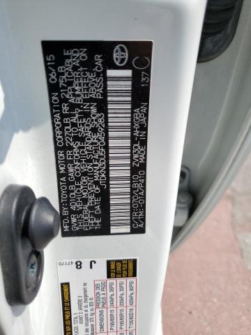 Photo 10 from auction – 2015 TOYOTA PRIUS with VIN JTDKN3DU5F0459283