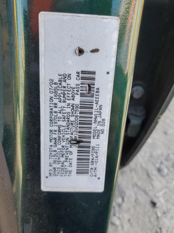 Photo 10 from auction – 2002 TOYOTA PRIUS with VIN JT2BK12U020067590