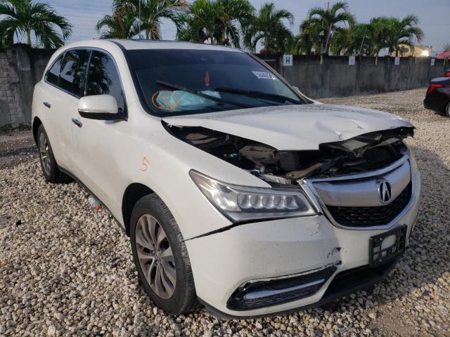 ACURA MDX TECHNO 2016 with VIN 5FRYD4H49GB027942 - Photo from auction