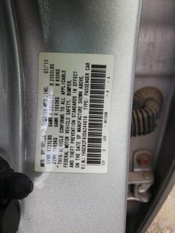 Photo 10 from auction – 2013 HONDA ACCORD EXL with VIN 1HGCR2F80DA244616