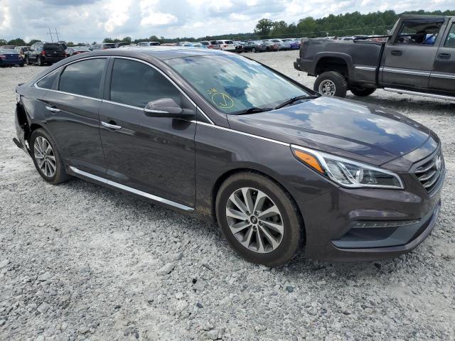 HYUNDAI SONATA SPO 2016 with VIN 5NPE34AF4GH393327 - Photo from auction