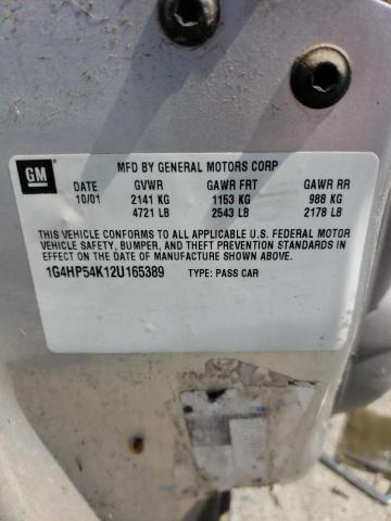 Photo 10 from auction – 2002 BUICK LESABRE CU with VIN 1G4HP54K12U165389
