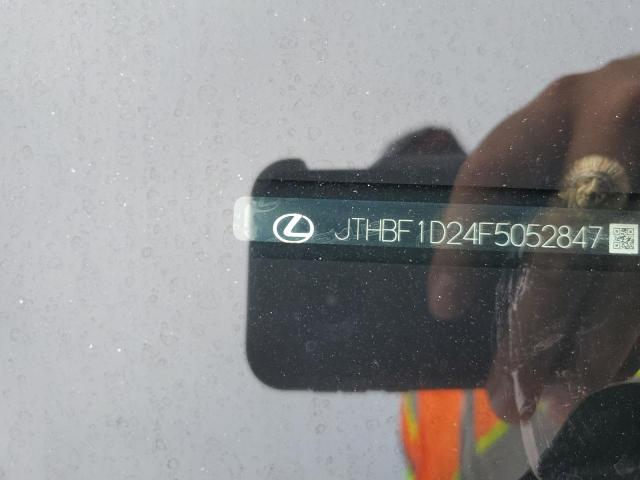 Photo 10 from auction – 2015 LEXUS IS 250 with VIN JTHBF1D24F5052847