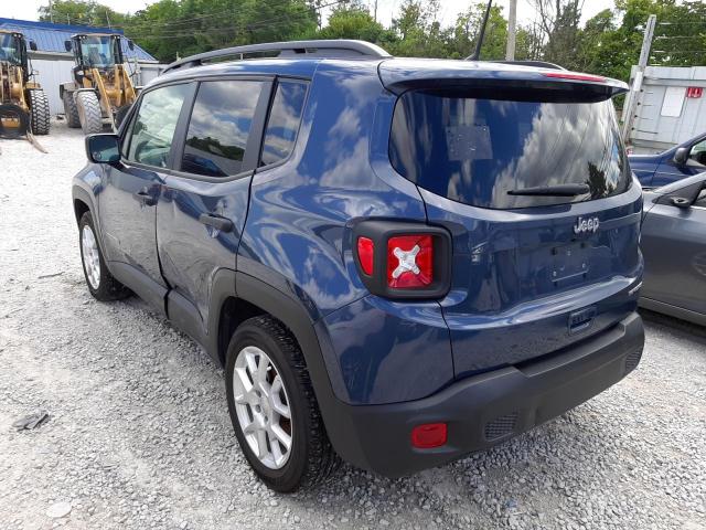 Photo 3 from auction – 2020 JEEP RENEGADE S with VIN ZACNJAAB2LPL09005