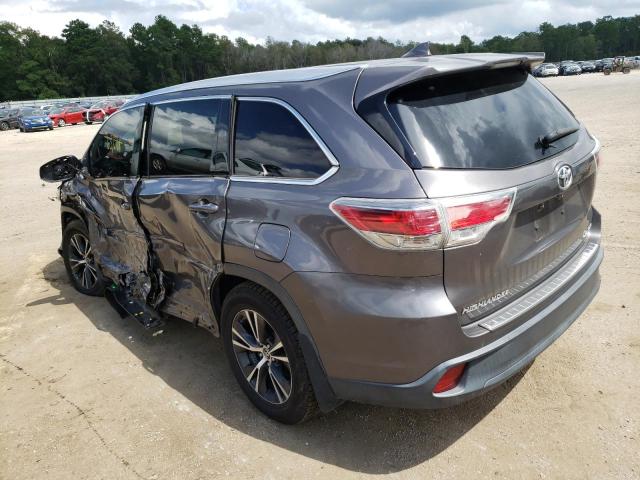 Photo 3 from auction – 2016 TOYOTA HIGHLANDER with VIN 5TDJKRFH0GS282812