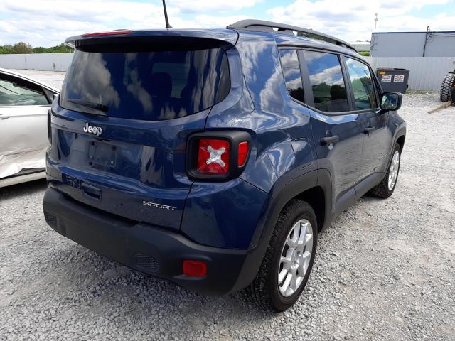 Photo 4 from auction – 2020 JEEP RENEGADE S with VIN ZACNJAAB2LPL09005