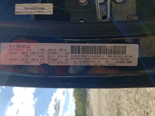 Photo 10 from auction – 2017 JEEP COMPASS SP with VIN 1C4NJDBB0HD144564
