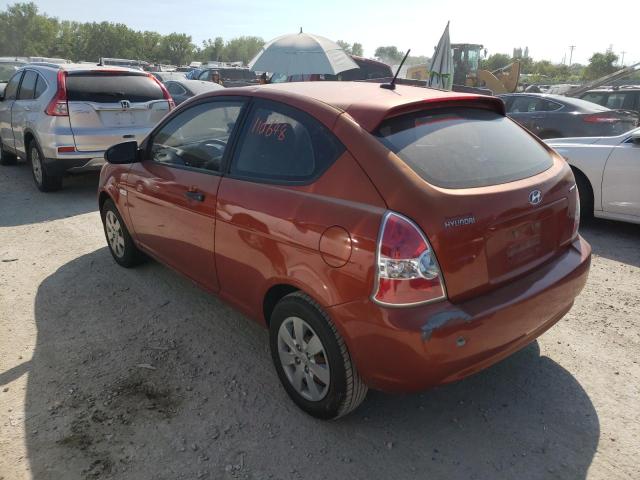 Photo 3 from auction – 2008 HYUNDAI ACCENT GS with VIN KMHCM36C48U100817