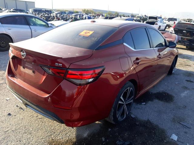 Photo 4 from auction – 2020 NISSAN SENTRA SR with VIN 3N1AB8DV4LY209516