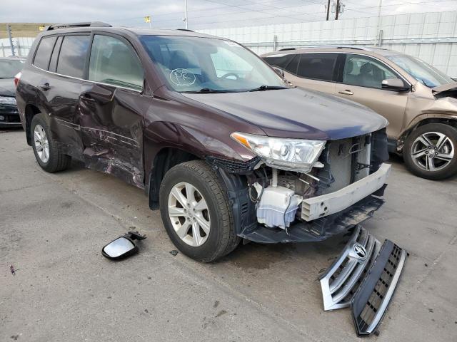 TOYOTA HIGHLANDER 2012 with VIN 5TDBK3EH3CS147191 - Photo from auction