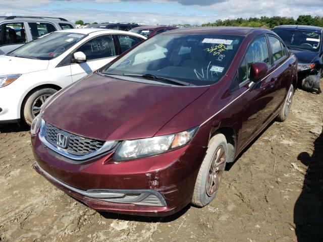Photo 2 from auction – 2014 HONDA CIVIC LX with VIN 2HGFB2F59EH543077