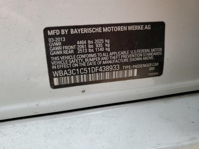 Photo 10 from auction – 2013 BMW 328 I SULE with VIN WBA3C1C51DF438933