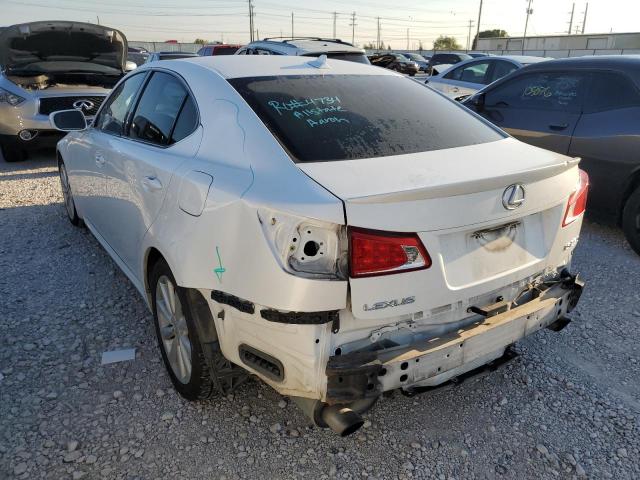 Photo 3 from auction – 2009 LEXUS IS 250 with VIN JTHBK262295096168