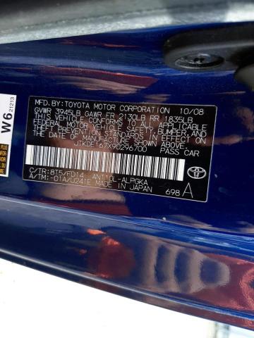 Photo 10 from auction – 2009 TOYOTA SCION TC with VIN JTKDE167X90296700