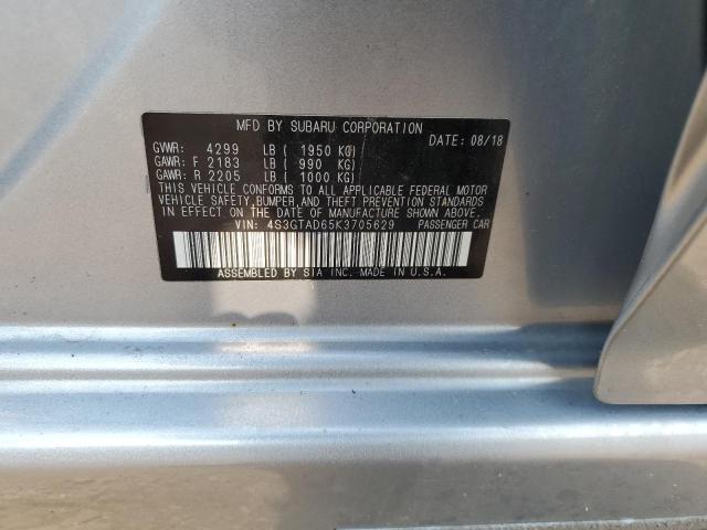 Photo 10 from auction – 2019 SUBARU IMPREZA PR with VIN 4S3GTAD65K3705629