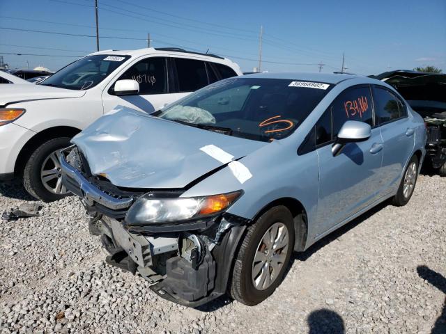 Photo 2 from auction – 2012 HONDA CIVIC LX with VIN 2HGFB2F50CH504343