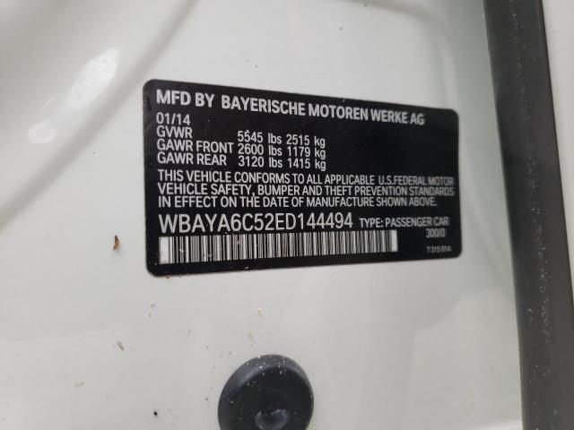 Photo 10 from auction – 2014 BMW 740 I with VIN WBAYA6C52ED144494