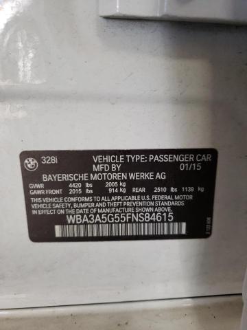 Foto 10 de la subasta – 2015 BMW 328 I con VIN WBA3A5G55FNS84615