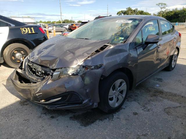 Photo 2 from auction – 2013 HONDA CIVIC with VIN 19XFB2F53DE020744