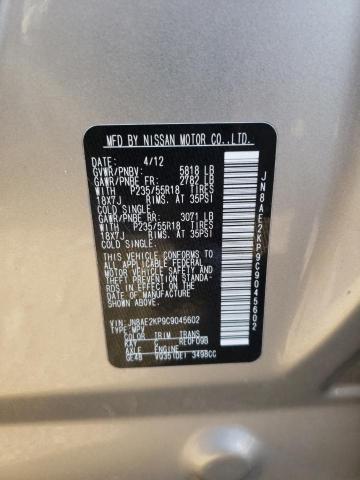 Photo 10 from auction – 2012 NISSAN QUEST S with VIN JN8AE2KP9C9045602