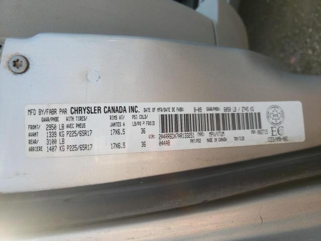 Photo 10 from auction – 2010 CHRYSLER TOWN & COU with VIN 2A4RR6DX7AR133251