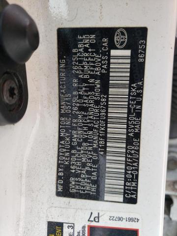 Photo 10 from auction – 2015 TOYOTA CAMRY LE with VIN 4T1BF1FK0FU967582