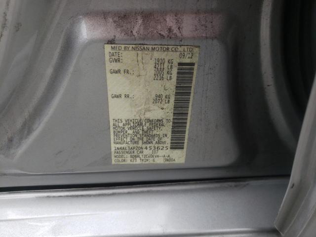 Photo 10 from auction – 2013 NISSAN ALTIMA 2.5 with VIN 1N4AL3AP2DN453625