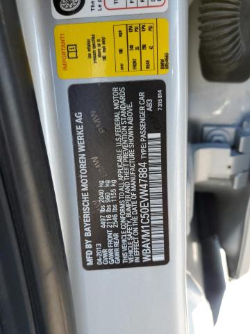Photo 10 from auction – 2014 BMW X1 SDRIVE2 with VIN WBAVM1C50EVW47884