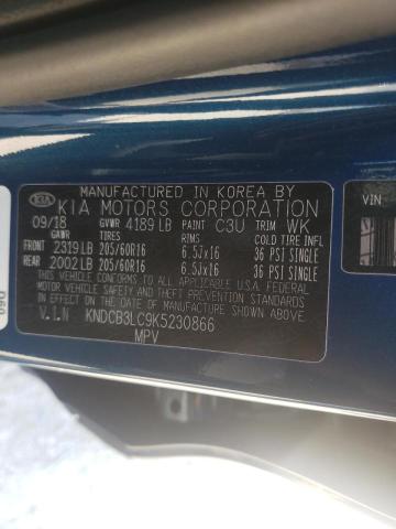 Photo 10 from auction – 2019 KIA NIRO FE with VIN KNDCB3LC9K5230866