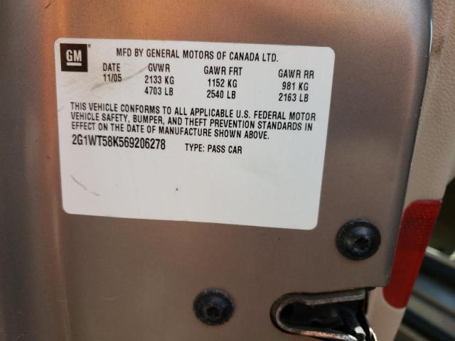 Photo 10 from auction – 2006 CHEVROLET IMPALA LT with VIN 2G1WT58K569206278
