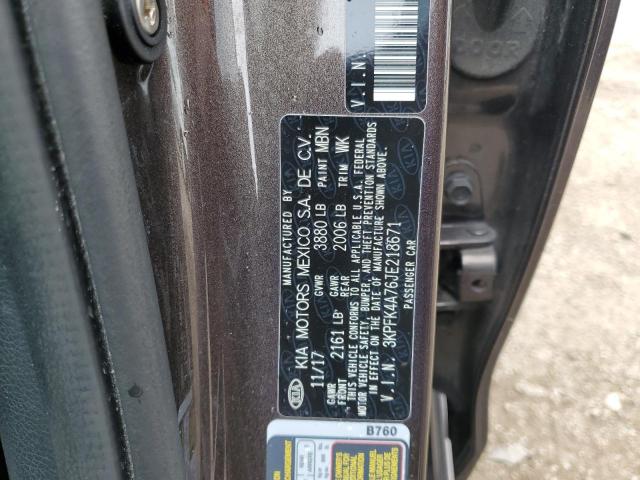Photo 10 from auction – 2018 KIA FORTE LX with VIN 3KPFK4A76JE218671