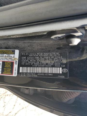 Photo 10 from auction – 2011 TOYOTA CAMRY BASE with VIN 4T4BF3EKXBR136359