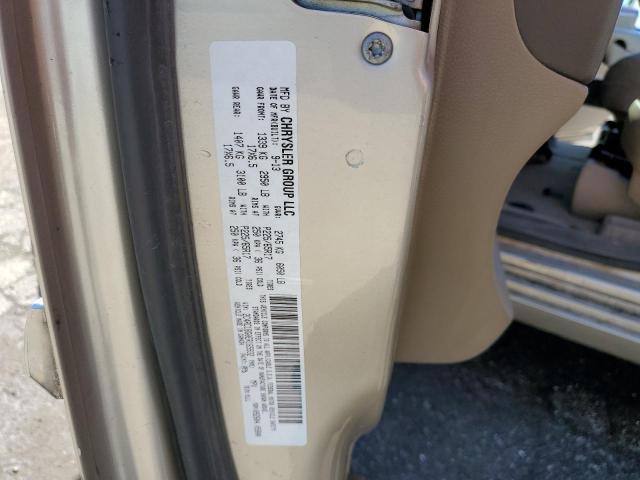 Photo 10 from auction – 2014 CHRYSLER TOWN & COU with VIN 2C4RC1BG0ER165932