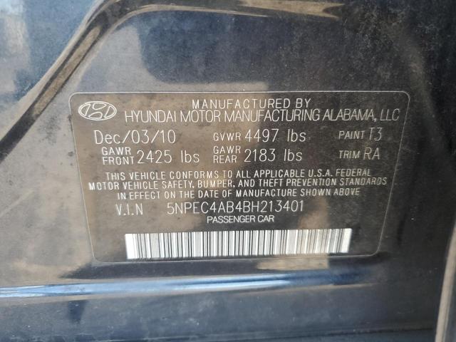 Photo 10 from auction – 2011 HYUNDAI SONATA SE with VIN 5NPEC4AB4BH213401