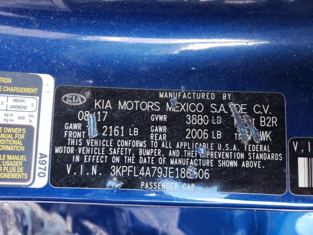 Photo 10 from auction – 2018 KIA FORTE LX with VIN 3KPFL4A79JE186506