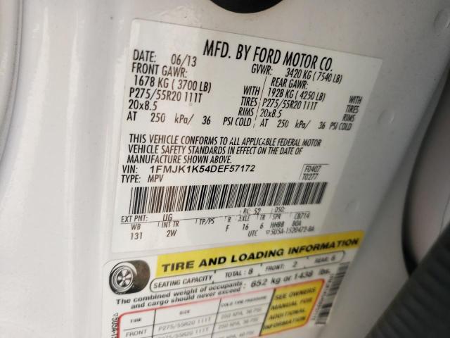 Photo 10 from auction – 2013 FORD EXPEDITION with VIN 1FMJK1K54DEF57172