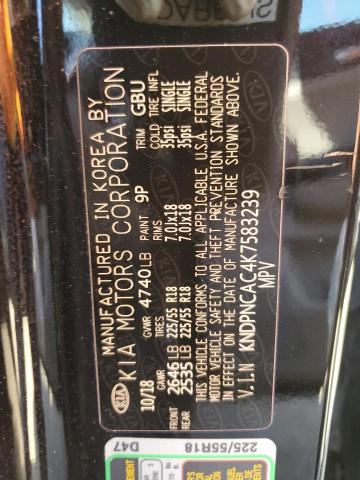 Photo 10 from auction – 2019 KIA SPORTAGE E with VIN KNDPNCAC4K7583239