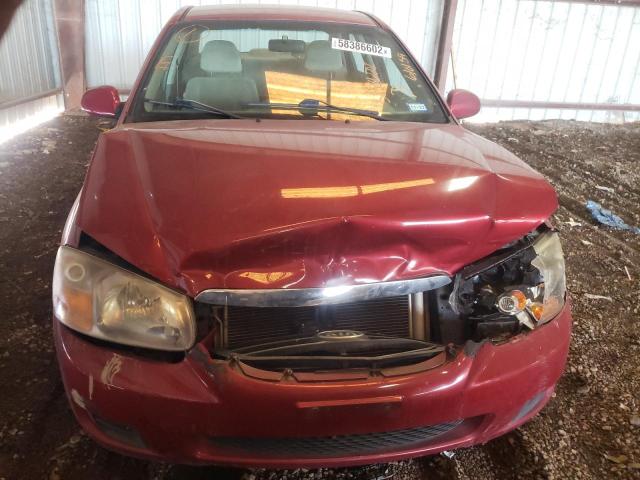 Photo 9 from auction – 2009 KIA SPECTRA EX with VIN KNAFE221395610159