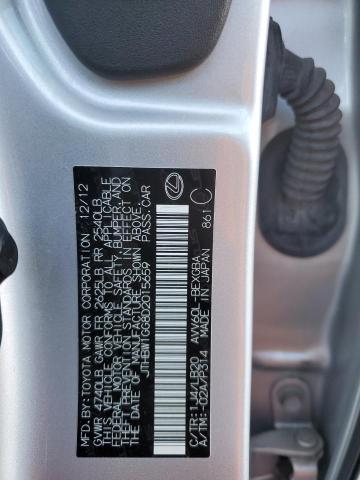Photo 10 from auction – 2013 LEXUS ES 300H with VIN JTHBW1GG8D2015659
