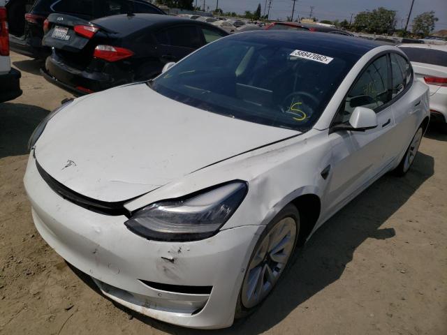 Photo 2 from auction – 2022 TESLA MODEL 3 with VIN 5YJ3E1EB7NF126671