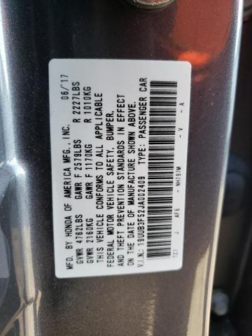 Photo 10 from auction – 2018 ACURA TLX TECH with VIN 19UUB3F52JA002409