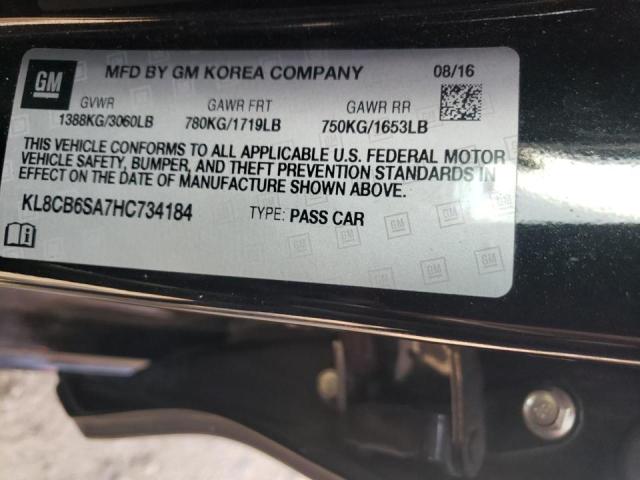 Photo 10 from auction – 2017 CHEVROLET SPARK LS with VIN KL8CB6SA7HC734184