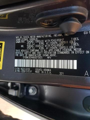 Photo 10 from auction – 2011 TOYOTA HIGHLANDER with VIN 5TDBK3EH4BS073925